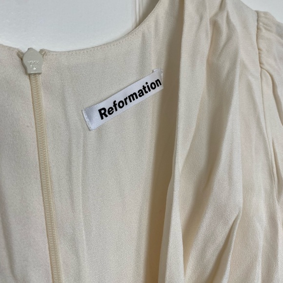 Reformation Gatsby Bridal Wedding Dress Size 0 NWT - Picture 5 of 9